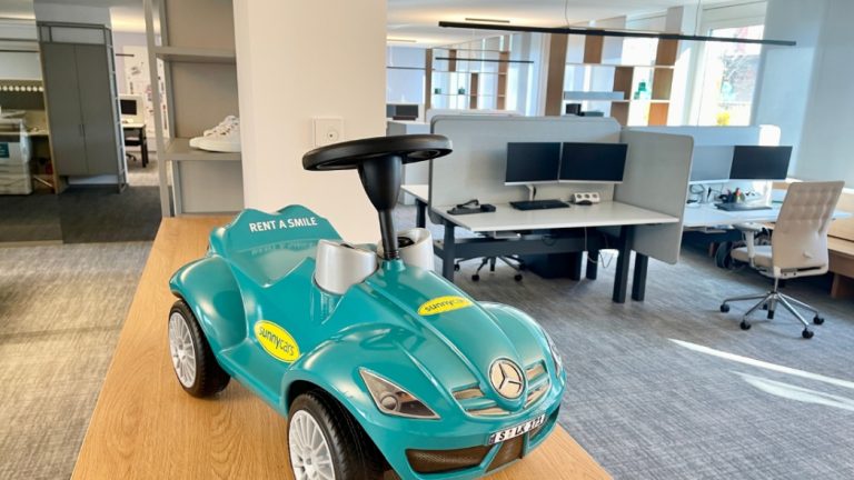 Die Büroräume bei Sunny Cars laden zum Arbeiten ein